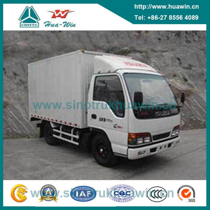 Isuzu 4 Ton 98HP Light Duty Van Cargo Truck Ql5040xxy3earj 