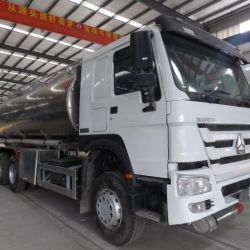 HOWO 6*4 20000litres Stainless Steel Tank Truck Fuel Oil Tank Truck