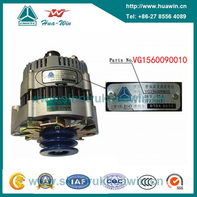 Sinotruk HOWO Truck Alternator Vg1560090010 