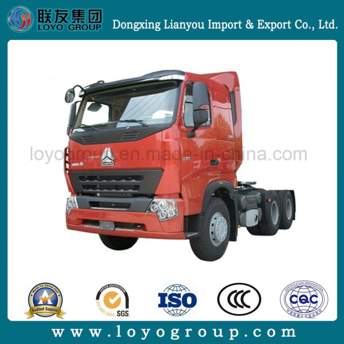 Sinotruk HOWO-A7 371HP 10-Wheel 6X4 Tractor Truck Images 1