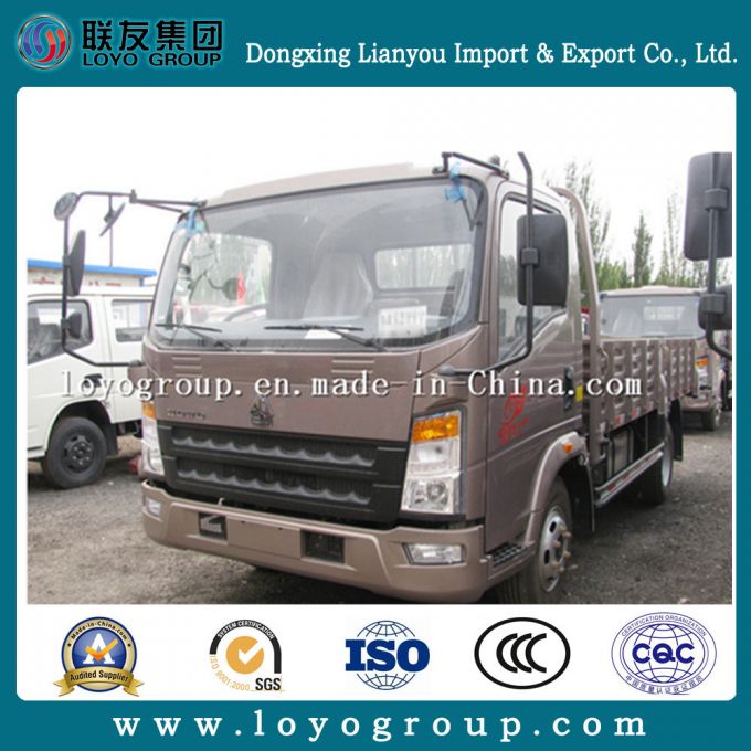 HOWO 3.5 Tons Light Truck 4X2 Cargo Truck 