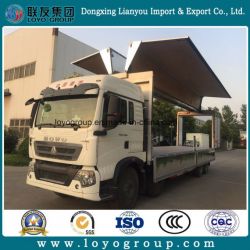 Sinotruk HOWO T5g Cargo Truck 8X4 Aluminum Alloy Wing Van Truck for Philippines