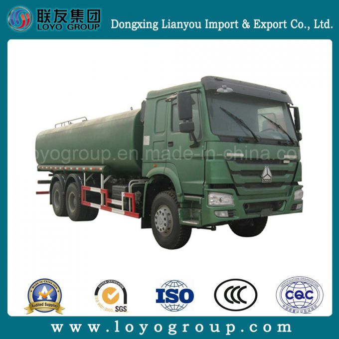 Sinotruk HOWO 6X4 20000 Liter Water Tank Sprinkle Truck Images 1