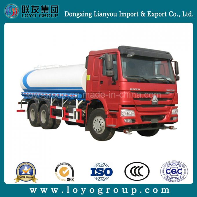 Sinotruk HOWO 290HP 6X4 12000 Liter Water Tank Truck Images 1