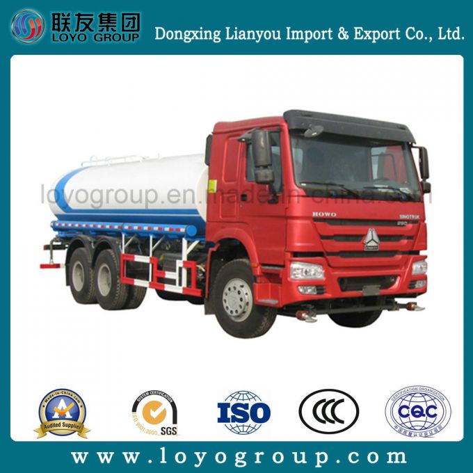 Used Truck Sinotruk HOWO 6X4 12000L Water Tank Truck Images 1