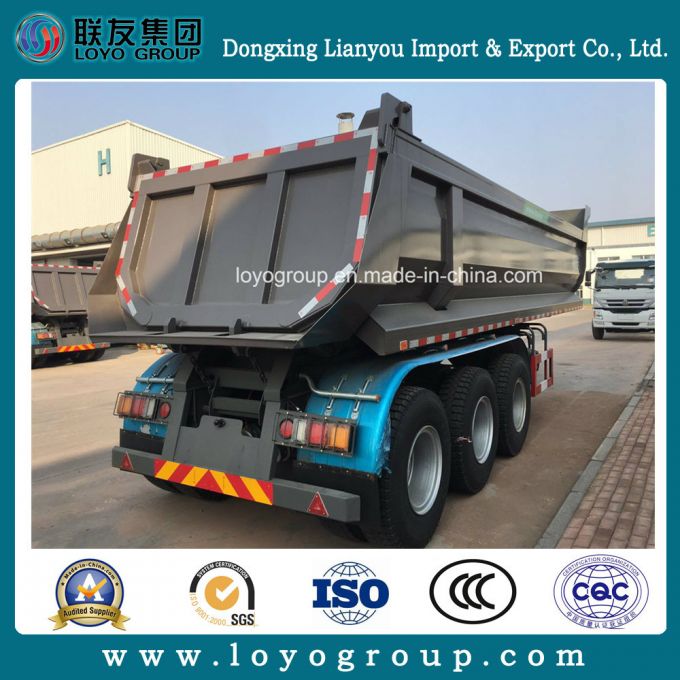 Best Price for Cimc 3 Axles Fuwa Axle Dump Trailer Hot Sell Philippines Images 1