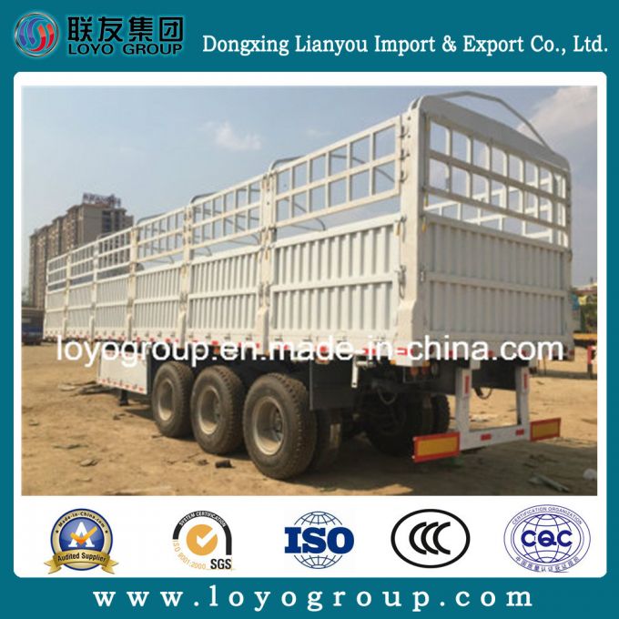3 Axle Transportation Cargo Truck Semi Trailer Images 1