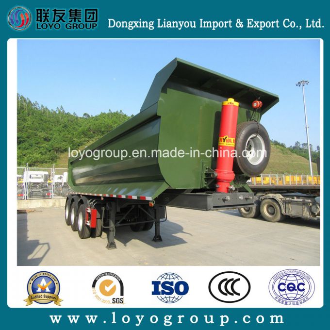 3 Axle Dump Semi Trailer U Type 54 M 3 Images 1