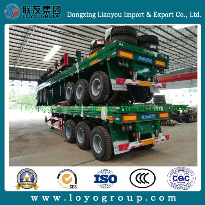 3 Axles Container Semi Trailer for Sale Images 1