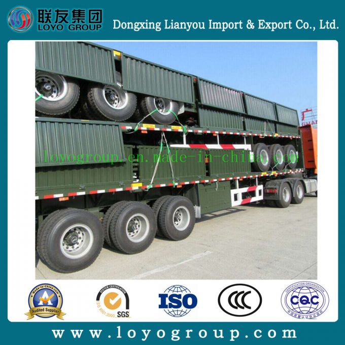 3 Axles Side Wall Semi Trailer for Sale Images 1