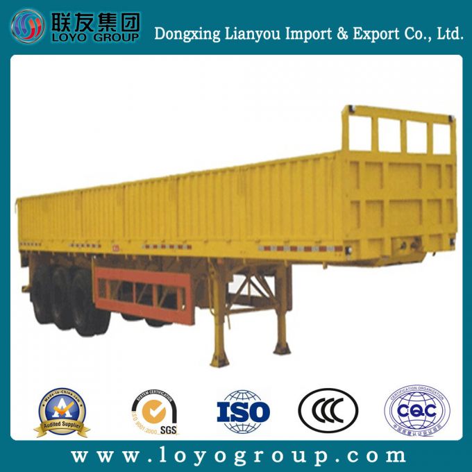 Hot Sale Container Cargo Transport Stake Semi Trailer Images 1