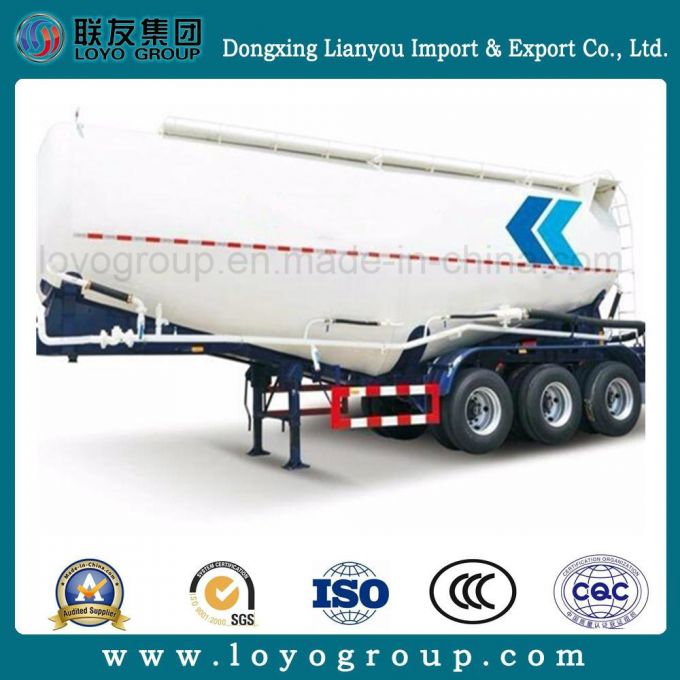 Cimc 45m3 V Type Bulk Cement Semi Trailer Images 1