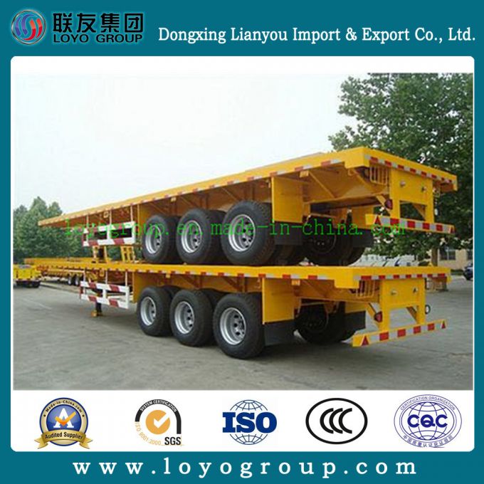 Utility Container Flatbed Semi Trailer for Sale Images 1