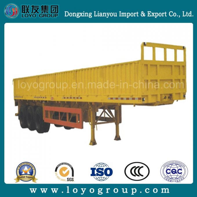 40FT Side Wall Semi-Trailer for Cargo Transport Images 1