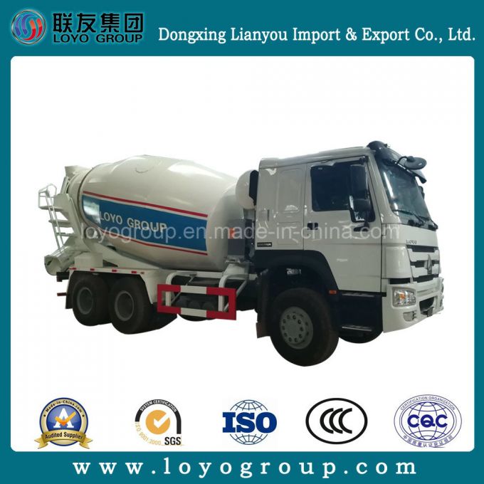 Sinotruk HOWO 6-10m3 Concrete Mixer Tank Truck 6X4 336/371HP 