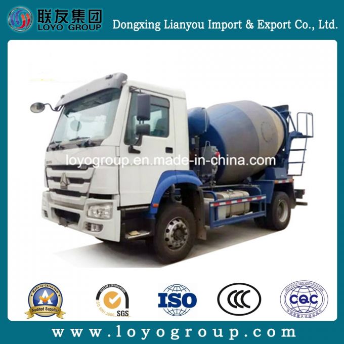 Sinotruk HOWO 4X2 Concrete Mixer Pump Cement Mixer Truck 