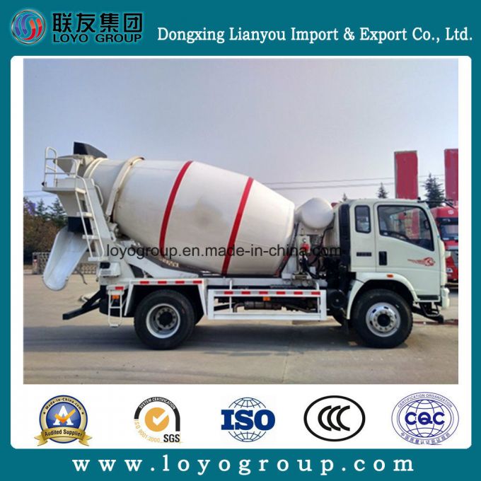 Sinotruk 6m3 Concrete Mixer Truck for Sale 