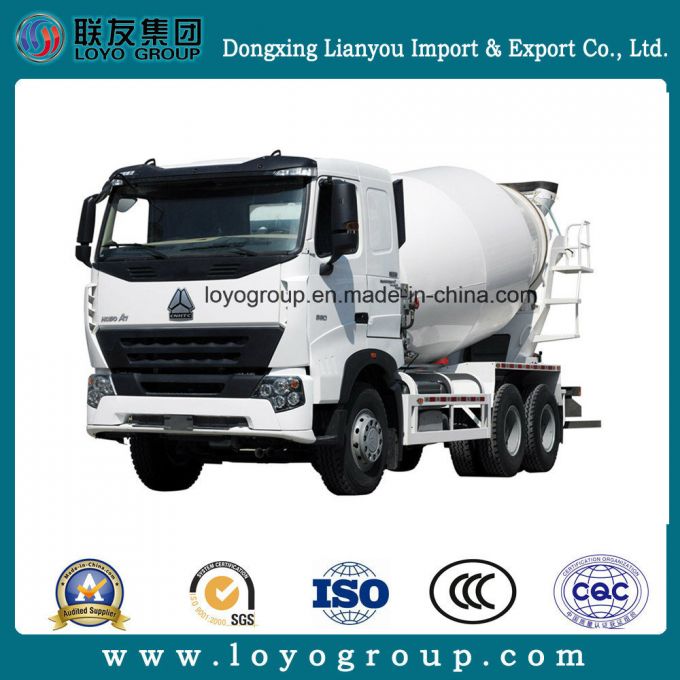 Sinotruk HOWO-A7 6X4 12 Cbm Concrete Mixer Truck Images 1