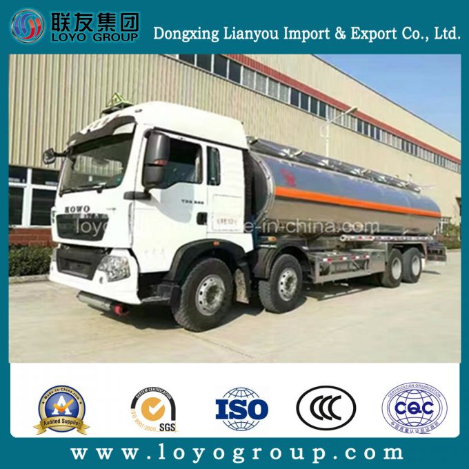 HOWO T5g 8X4 10X4 Oil Truck with 25000L Tank 