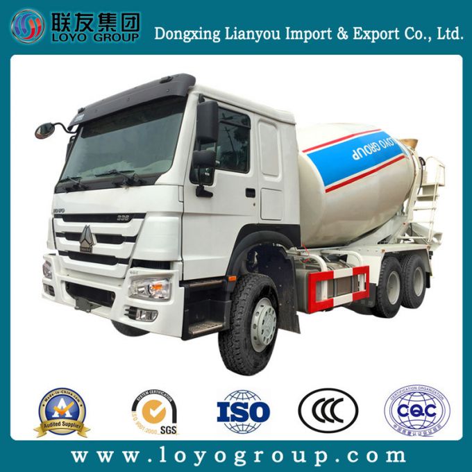 HOWO 6*4 9cubic Concrete Mixer Truck for Sale 