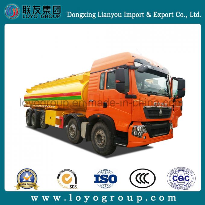 Sinotruk T5g 10X4 18000L Aluminium Fuel Tank Truck 