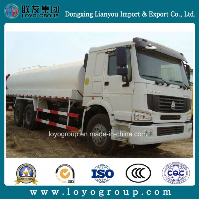 High Quality Sinotruck HOWO 6X4 Water Tank Truck 