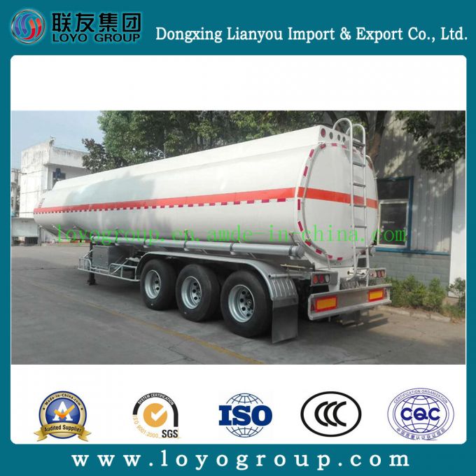 Oil Tank Semi Trailer 54000L Tanker with 6 Compartments Images 1