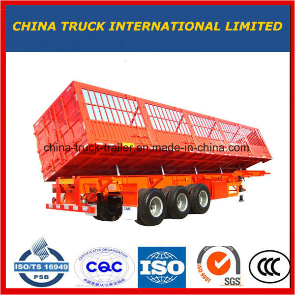 3 Axle Side Tipping Dumper Semi Trailer 