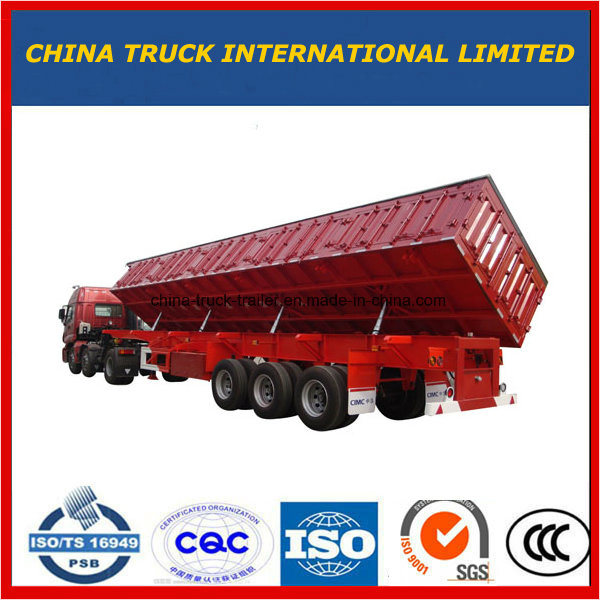 50t Rear Dump Truck Trailer, Tipper Semi Trailer From Manufacture 