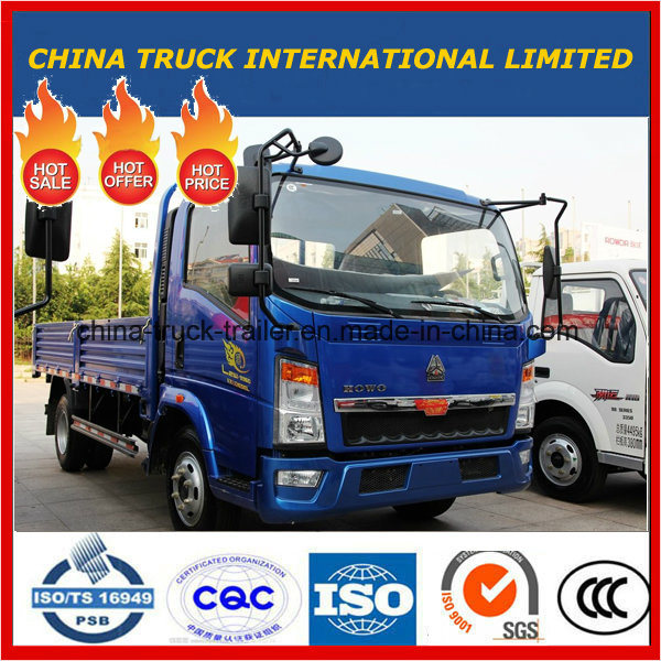 HOWO 95HP 4X2 2-5 Ton Light Duty Cargo Truck 