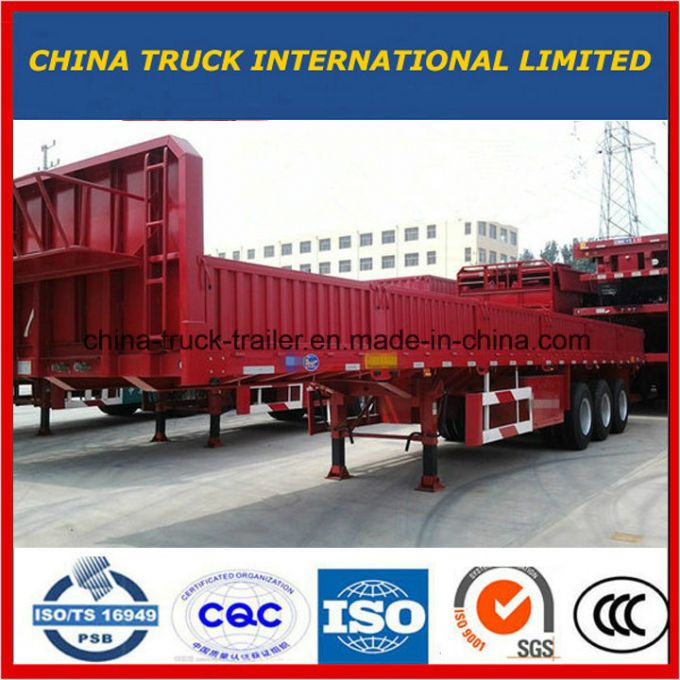 60 Tons Utility Cargo Side Wall Semi Trailer Images 1