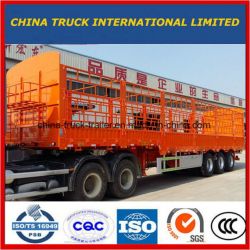 3 Axle Sidewall Stake Semi Truck Trailer