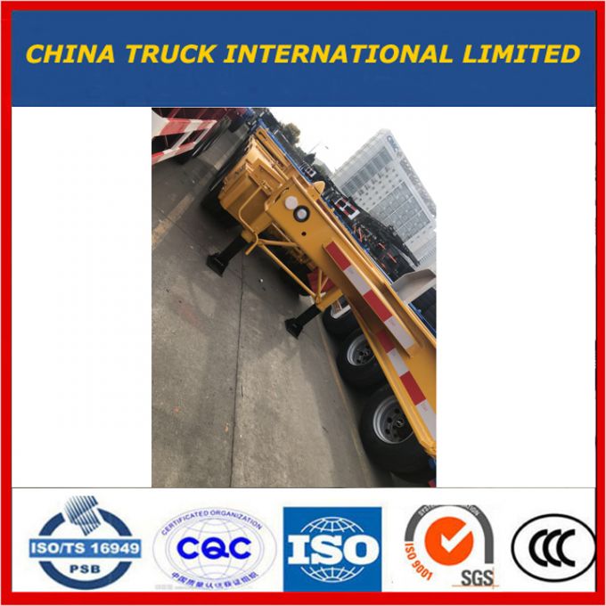 20feet 3 Axle Frame Semi Skeleton Cargo Container Truck Trailer 