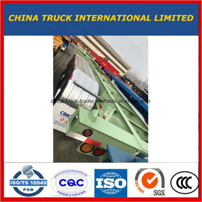 China 3 Axle 20FT 40FT Skeleton Semi Trailer for Sale 