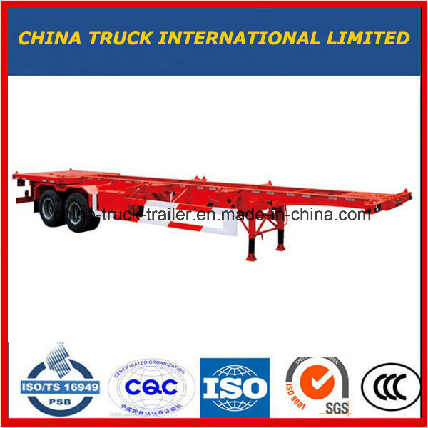 3 Axle/2 Axle Container Chassis or Container Skeletal Semi Trailer 