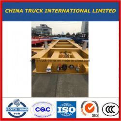 20feet 3 Axle Frame Semi Skeleton Container Truck Trailer