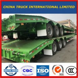 2018 3axle Low-Boy Lowbed Semi Trailers with Ramp