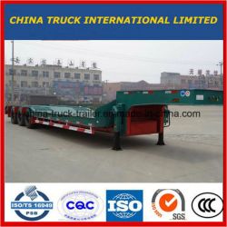 Detachable Heavy Duty Machine Transport Lowbed Goose Neck Semi Trailer