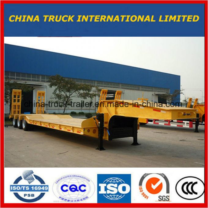 Tri-Axles Low Bed Semi Trailer 