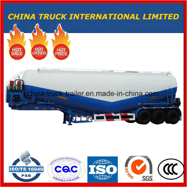 3 Axle Carbon Steel 42m3 45m3 Bulk Cargo Cement Powder Tanker Semi Trailer 