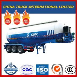 Tri-Axle 30-70m3 Bulk Cement Truck Powder Tank Semi Trailer