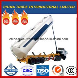 Cimc 55ton 3 Axles Front-Lifting Cement Tank/ Bulk Cement Semi Trailer