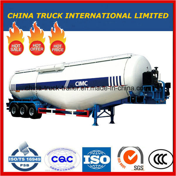 Cimc 2 Axle/3 Axle/4 Axle Hot Sales V Type 45m3 Cement Tank Trailer 