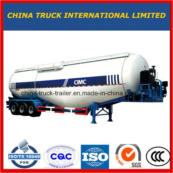 Best-Sellng Silo Tanker Trailer Bulk Cement Trailer with Tri-Axle for Sale 