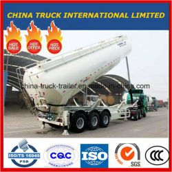 Cimc Front- Lifting 39 Ton 3 Alxes Bulk Cement Power Tank Semi-Trailer