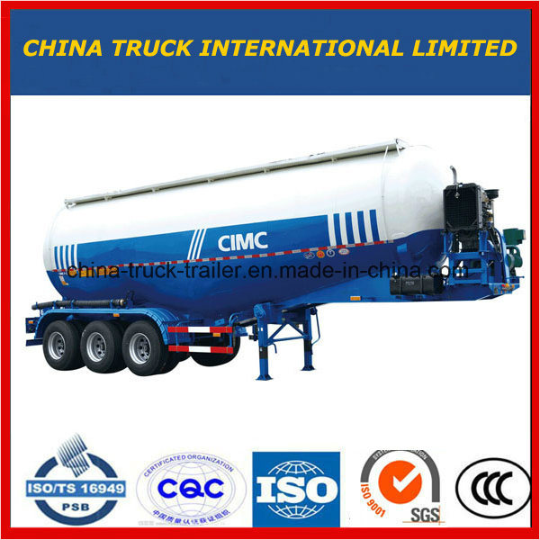 2 Axle 3 Axles Bulk Cement Tank Transport Carrier Semi Trailer for Sale 