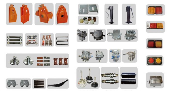 China Made Good Price Semi Truck Trailer Spare Parts Images 1
