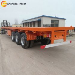 China Factory 40ton 40FT Container Flatbed Trailer for Sale