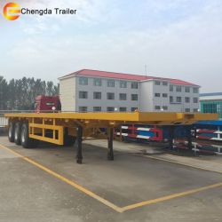 2015 Tri Axle Flatbed Container Trailer for Sale