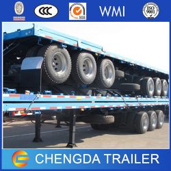 35ton Widely Used 40FT Flatbed Container Truck Trailers for Sale